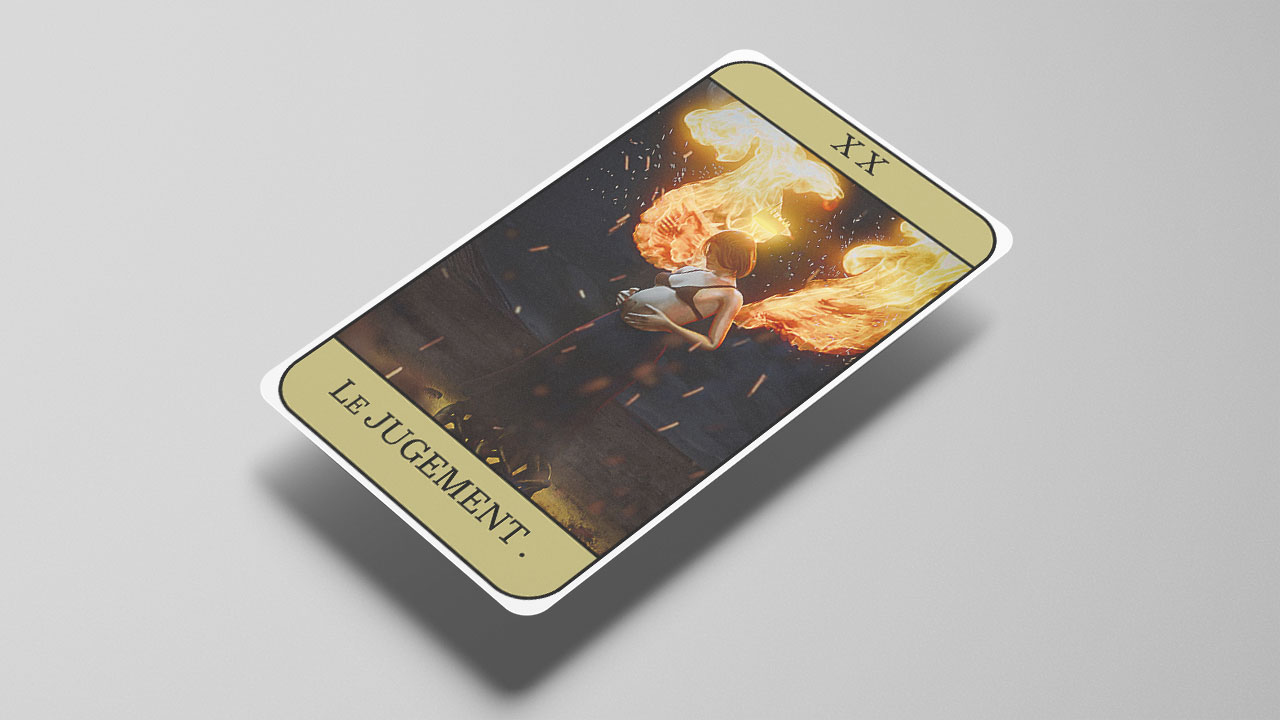 mockup de carte de tarot